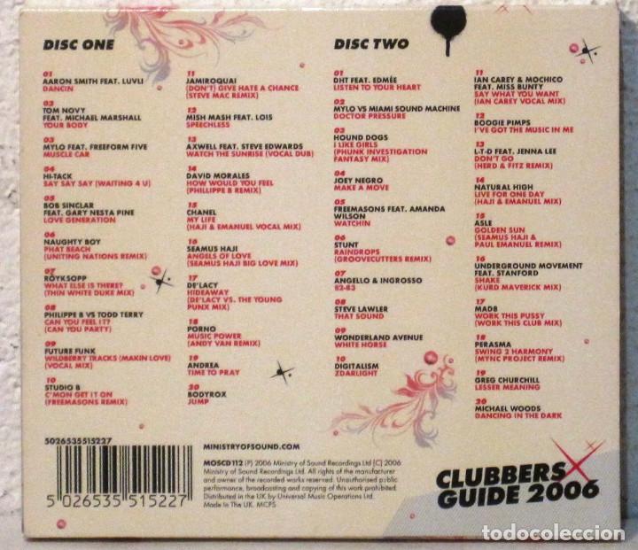 CDs de m&uacute;sica: CLUBBERS GUIDE 2006 - 2 CD - Foto 2