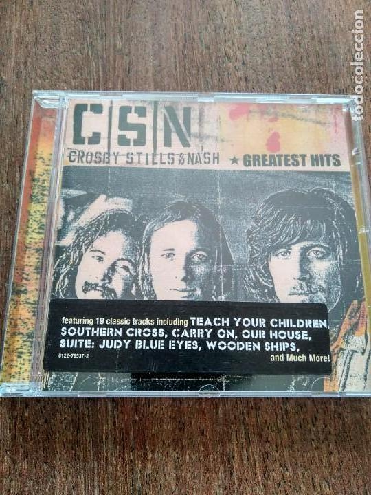 CDs de m&uacute;sica: CD CROSBY STILLS NASH GREATEST HITS - Foto 1