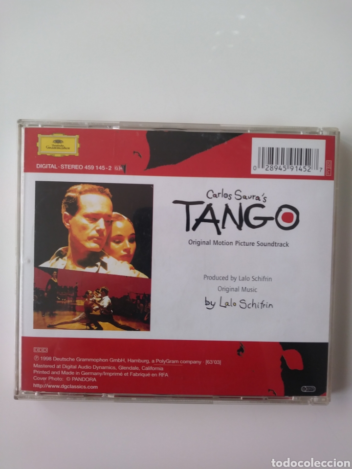 CDs de m&uacute;sica: Tango.bso.carlos saura.1998. - Foto 2