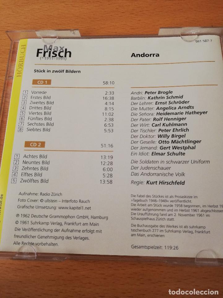 CDs de m&uacute;sica: MAX FRISCH - ANDORRA - (2 CD) - Foto 4