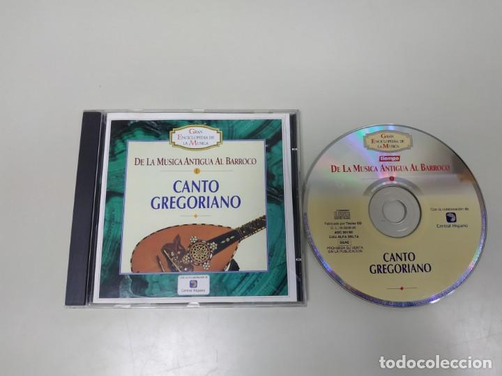 CDs de M&uacute;sica: 319- DE LA MUSICA ANTIGUA AL BARROCO C GREGORIANO 12 TRACKS CD ENVIO ECONOMICO