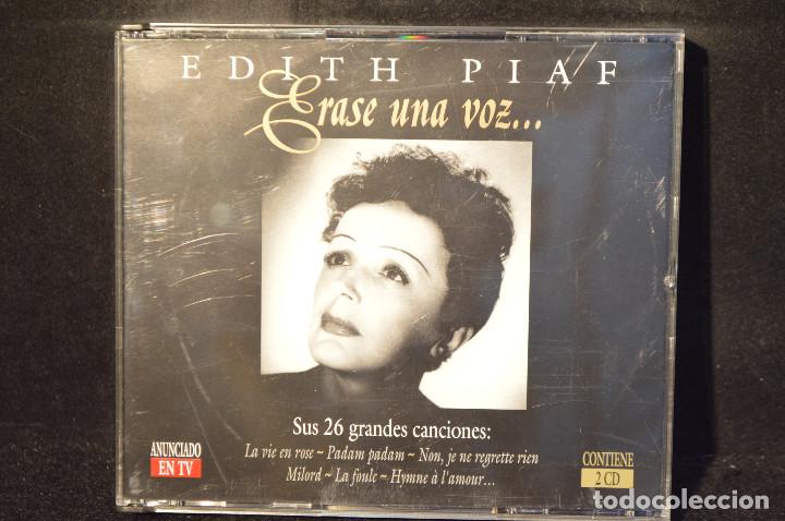 CDs de m&uacute;sica: EDITH PIAF - ERASE UNA VOZ - 2 CD - Foto 1