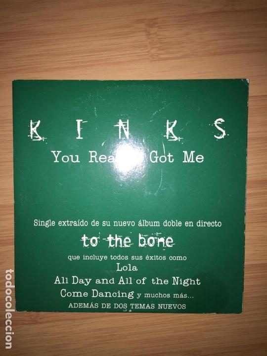 CDs de m&uacute;sica: KINKS. You really got me              (cd-single 1996 ) - Foto 1
