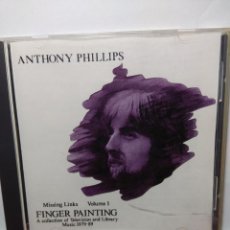 CDs de Música: CD ANTHONY PHILLIPS : FINGER PAINTING ( TELEVISION AND LIBRARY MUSIC 1979-89) . Lote 157296742