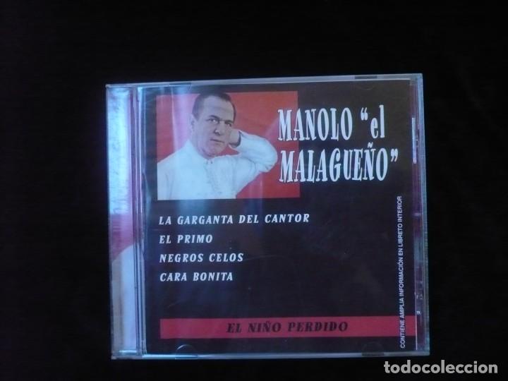 CDs de Musique: manolo el malague&ntilde;o el ni&ntilde;o perdido - casi como nuevo