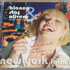 CDs de Música: FIRMADO !! BLANCA STAR OLIVERA & TALLER DE MÚSICOS DE BARCELONA / NEW YORK LATIN HITS / CD- LUJO.. Lote 157382982