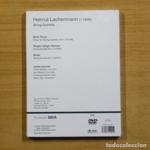 CDs de m&uacute;sica: HELMUT LACHENMANN - STRING QUARTETS - CD - Foto 2