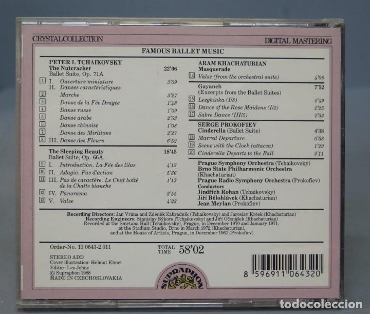 CDs de m&uacute;sica: CD. FAMOUS BALLET MUSIC - Foto 2