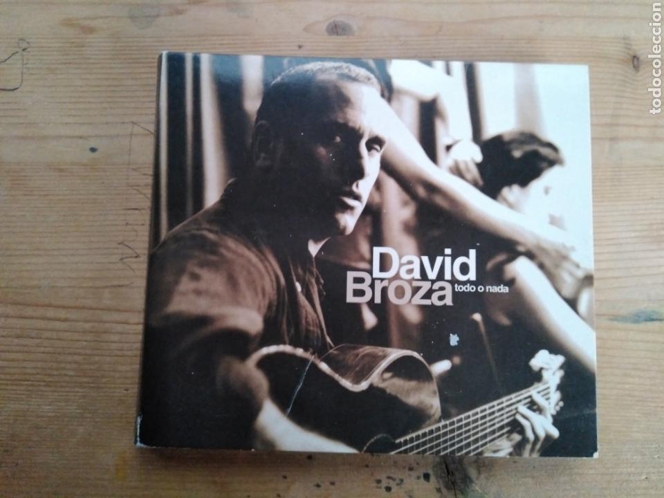 CDs de m&uacute;sica: DAVID BROZA : TODO O NADA. 2002, DRO - Foto 1