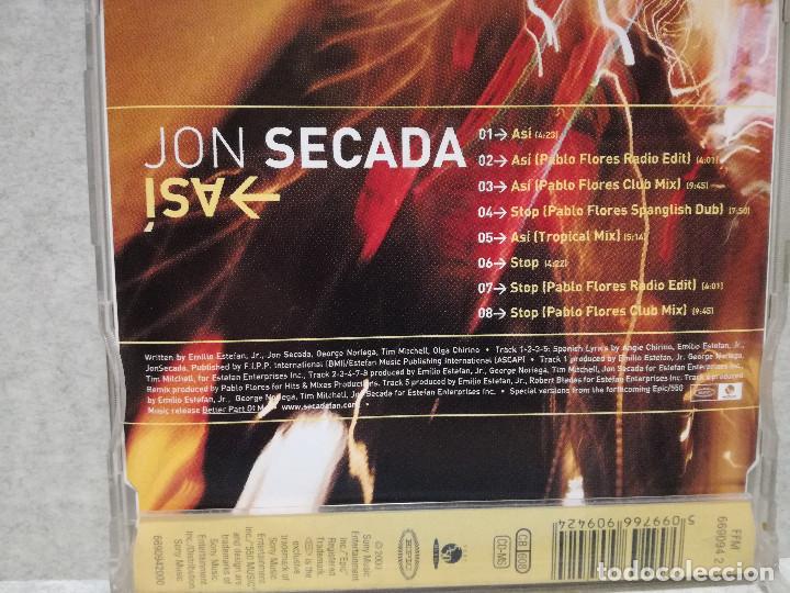 CDs de m&uacute;sica: CD MAXI - JON SECADA - ASI - Foto 3