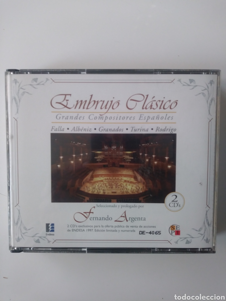 CDs de M&uacute;sica: Embrujo clasico:grandes compositores espa&ntilde;oles.doble cd.PEDIDO MINIMO : 5&euro;