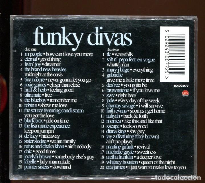 CDs de m&uacute;sica: funky divas 2. doble cd. 2 cds - Foto 2