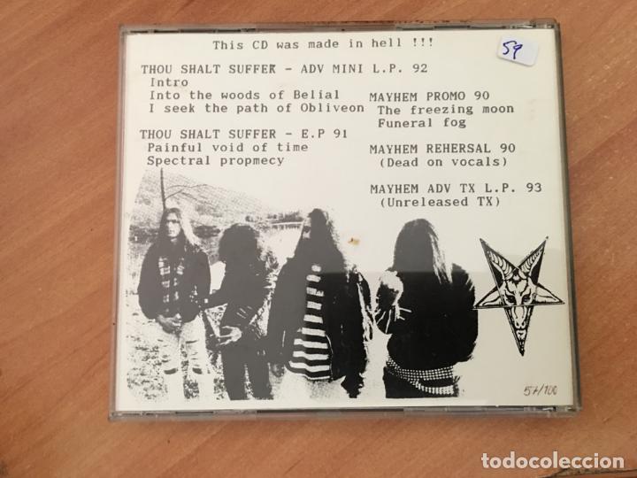 CDs de m&uacute;sica: MAYHEM (THOU SHALT SUFFER ) CD (CDIM6) - Foto 3