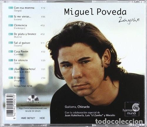 CDs de m&uacute;sica: Miguel Poveda - Zagu&aacute;n - CD - Foto 2