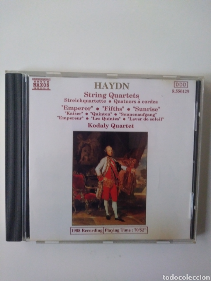 CDs de m&uacute;sica: Haydn.string quartets.cd.1988. - Foto 1