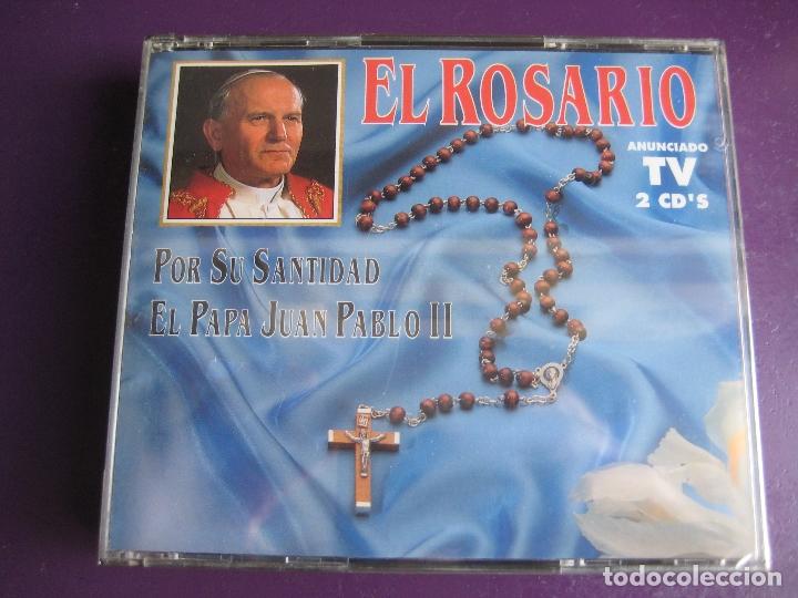 CDs de m&uacute;sica: EL ROSARIO POR SU SANTIDAD EL PAPA JUAN PABLO II DOBLE CD DIVUCSA PRECINTADO - RELIGION CATOLICA