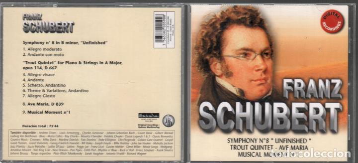 CDs de m&uacute;sica: FRANZ SCHUBERT - CD DIGITAL RECORDINGS DE 2005 RF-1020 - Foto 1