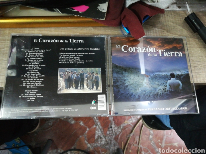 CDs de m&uacute;sica: El coraz&oacute;n de la tierra cd b.s.o. 2007 - Foto 1