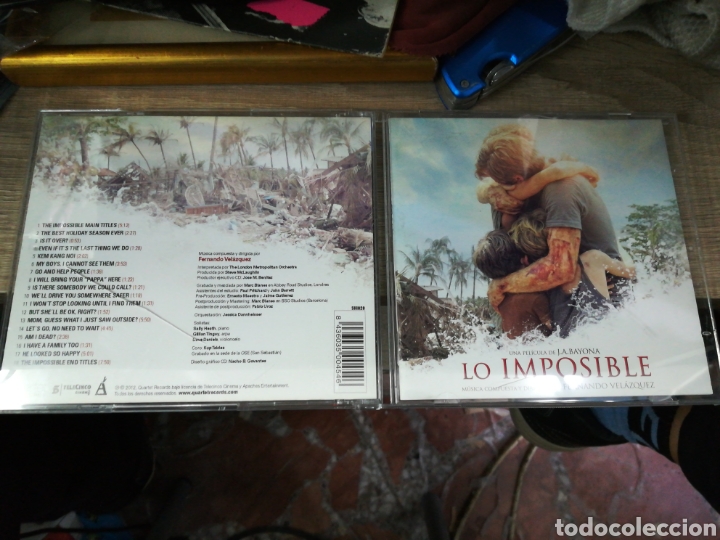 CDs de m&uacute;sica: Lo imposible cd b.s.o. 2012 - Foto 1