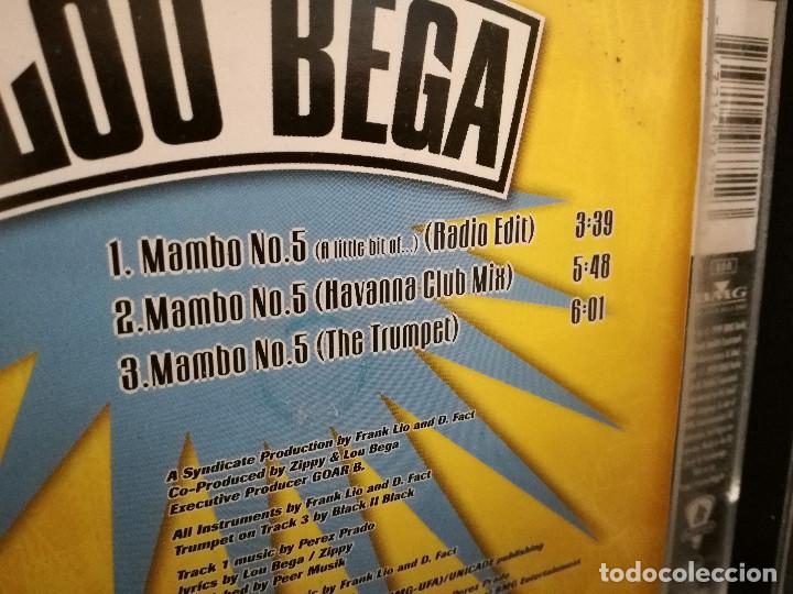 CDs de m&uacute;sica: CD MAXI - LOU BEGA - MAMBO N&ordm; 5 - Foto 3