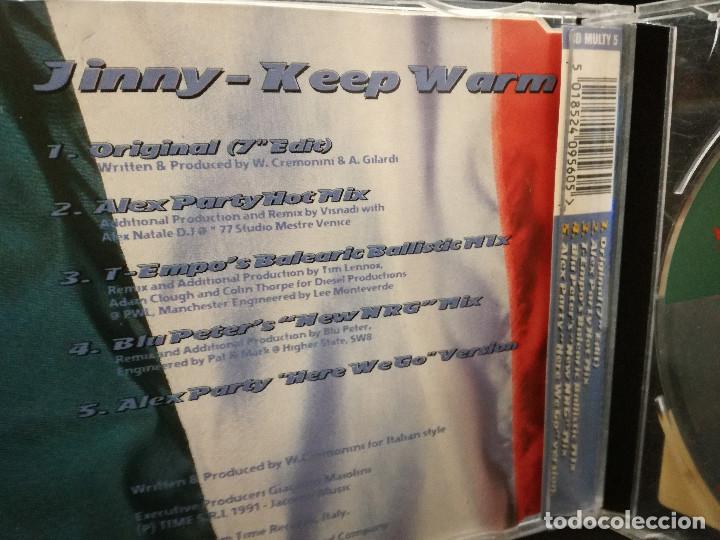 CDs de m&uacute;sica: CD MAXI - JINNY - KEEP WARM - Foto 3