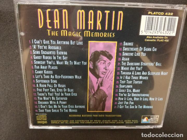 CDs de m&uacute;sica: CD - DEAN MARTIN - THE MAGIC MEMORIES - Foto 3
