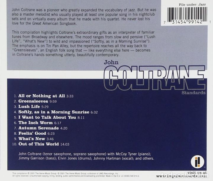 CDs de m&uacute;sica: John Coltrane - Standards - CD - Foto 2