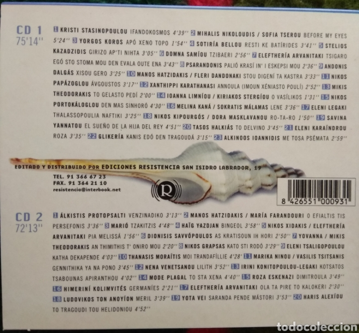 CDs de m&uacute;sica: Grecia de oriente y de occidente - Foto 2