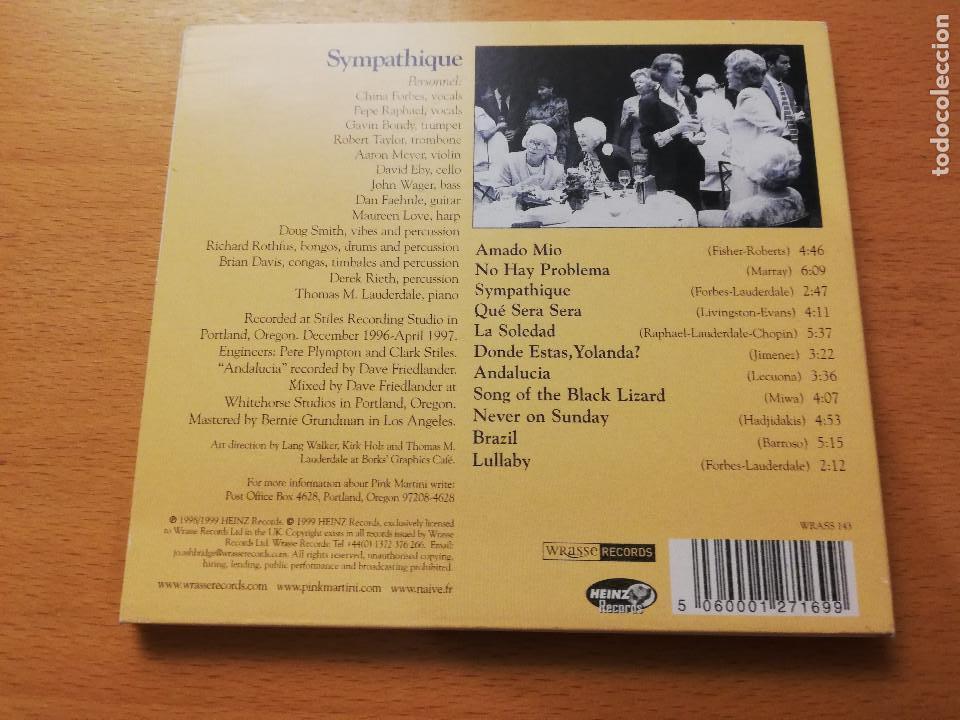 CDs de m&uacute;sica: PINK MARTINI. SYMPATHIQUE (CD) - Foto 3