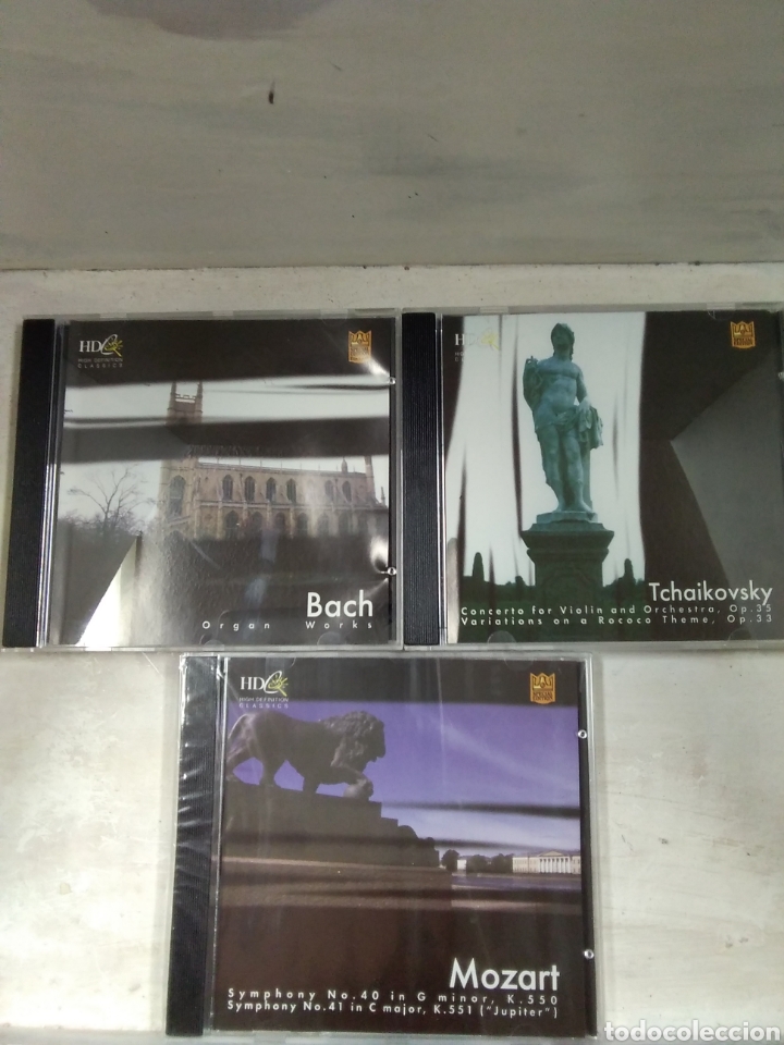 CDs de m&uacute;sica: CD BACH, TCHAIKOVSKY, MOZART - Foto 1