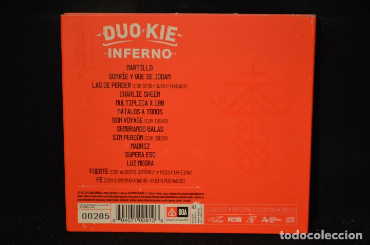 CDs de m&uacute;sica: Duo Kie - Inferno - CD - Foto 2