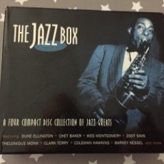CDs de Música: THE JAZZ BOX, 4 CDS. Lote 159161018