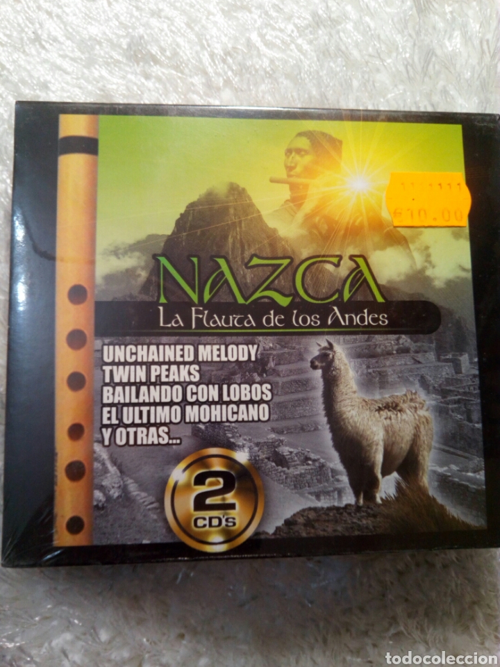 CDs de m&uacute;sica: NAZCA LA FLAUTA DE LOS ANDES 2CDs - Foto 1