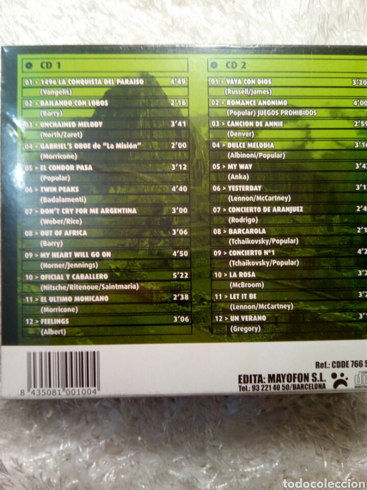 CDs de m&uacute;sica: NAZCA LA FLAUTA DE LOS ANDES 2CDs - Foto 2