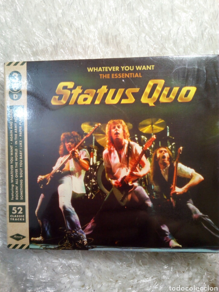 CDs de m&uacute;sica: STATUS QUO WHATEVER YOU WANT 3CDs - Foto 1