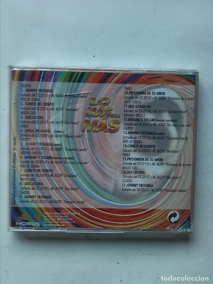 CDs de m&uacute;sica: LO M&Aacute;S M&Aacute;S - Foto 2