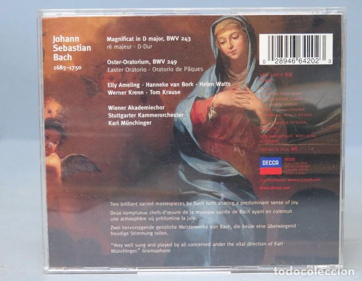 CDs de m&uacute;sica: CD. BACH. MAGNIFICAT. OSTER-ORATORIUM - Foto 2