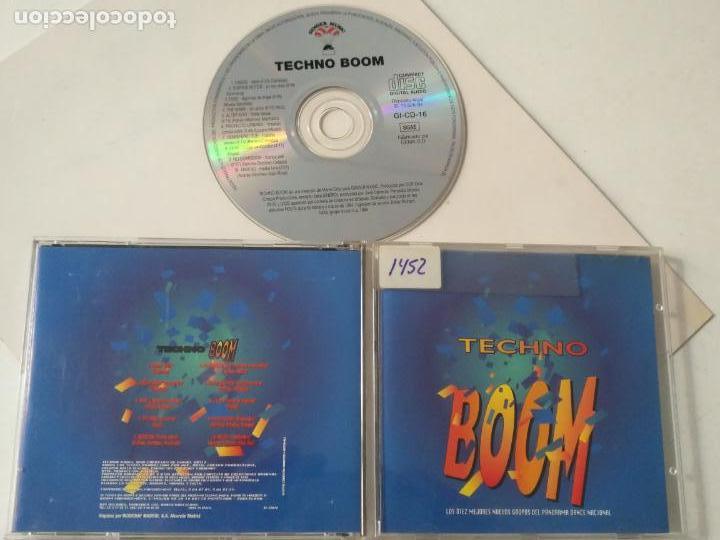 CDs de m&uacute;sica: CD 10 TEMAS TECHNO BOOM - DANCE NACIONAL - Foto 1