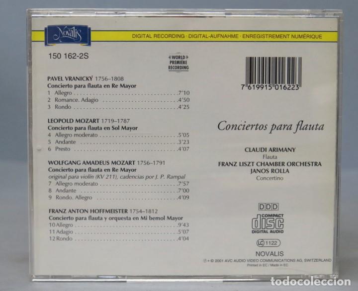 CDs de m&uacute;sica: CD. CONCIERTOS PARA FLAUTA. CLAUDY ARIMANY - Foto 2