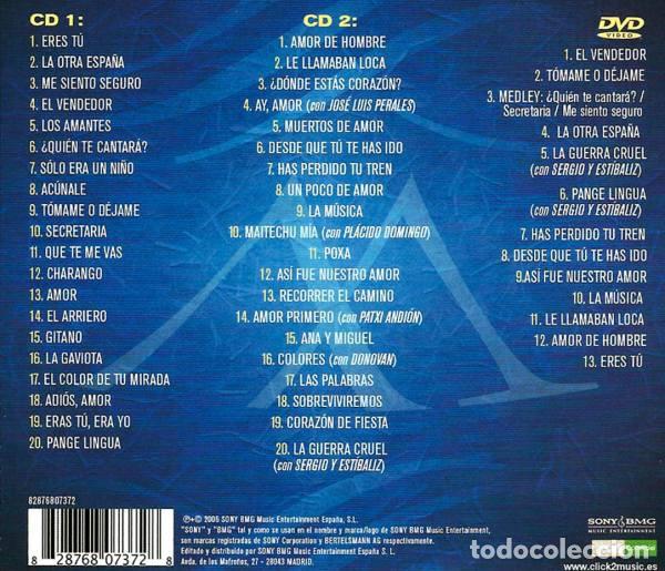 CDs de m&uacute;sica: Mocedades - Eres T&uacute; (Todos Los Grandes &Eacute;xitos) - 2xCD + DVD - Foto 2