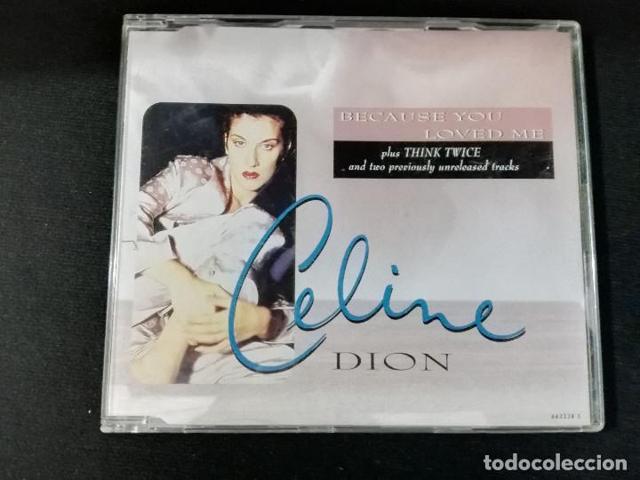 CDs de m&uacute;sica: CD MAXI - CELINE DION - BECAUSE YOU LOVED ME - Foto 1
