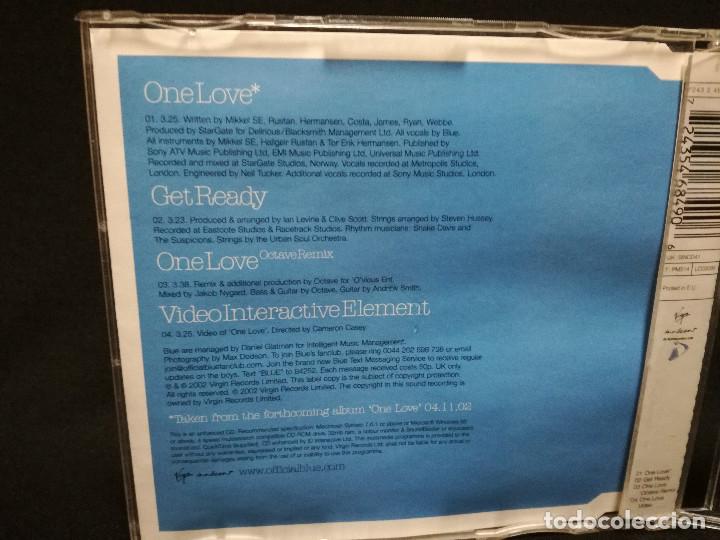 CDs de m&uacute;sica: CD MAXI - BLUE - ONE LOVE - Foto 3