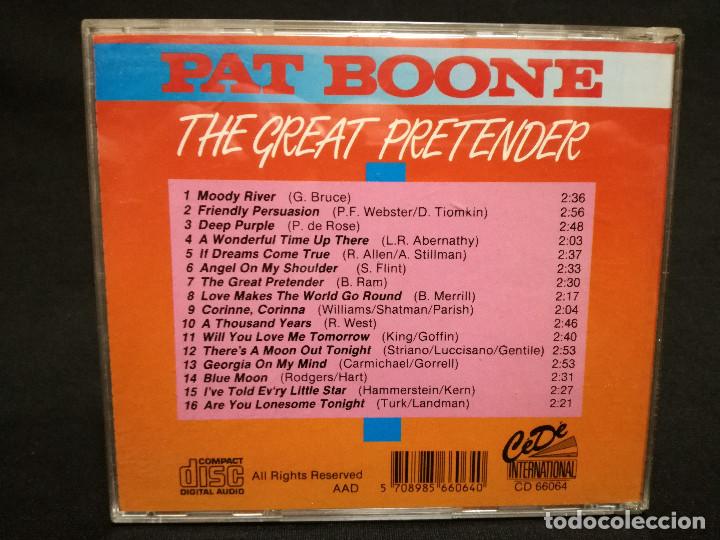 CDs de m&uacute;sica: CD - PAT BOONE - THE GREAT PRETENDER - Foto 4
