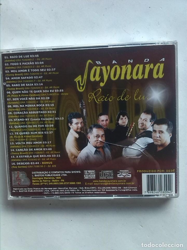 CDs de m&uacute;sica: BANDA SAYONARA RAIO DE LUZ - Foto 2