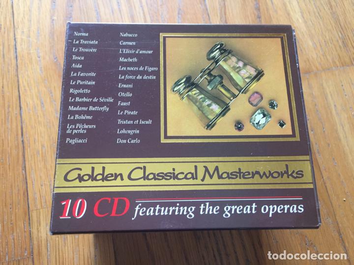 CDs de m&uacute;sica: GOLDEN CLASSICAL, 10 CDS GREAT OPERA - Foto 1