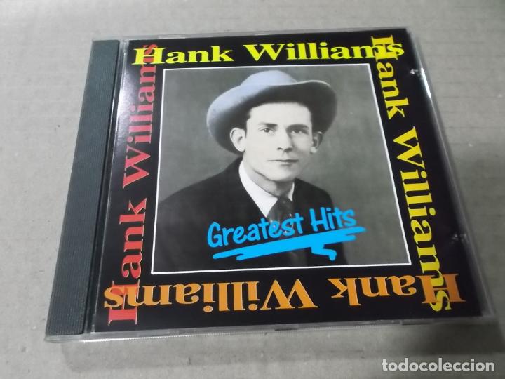 CDs de m&uacute;sica: HANK WILLIAMS (CD) GREATEST HITS A&Ntilde;O 1989 - Foto 1