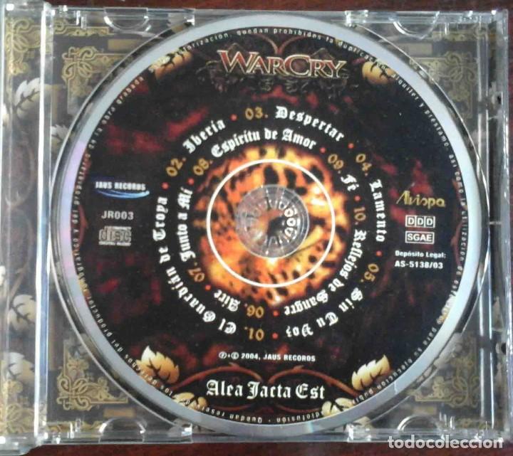 CDs de m&uacute;sica: CD Warcry - Alea Jacta Est - Firmado - Foto 3