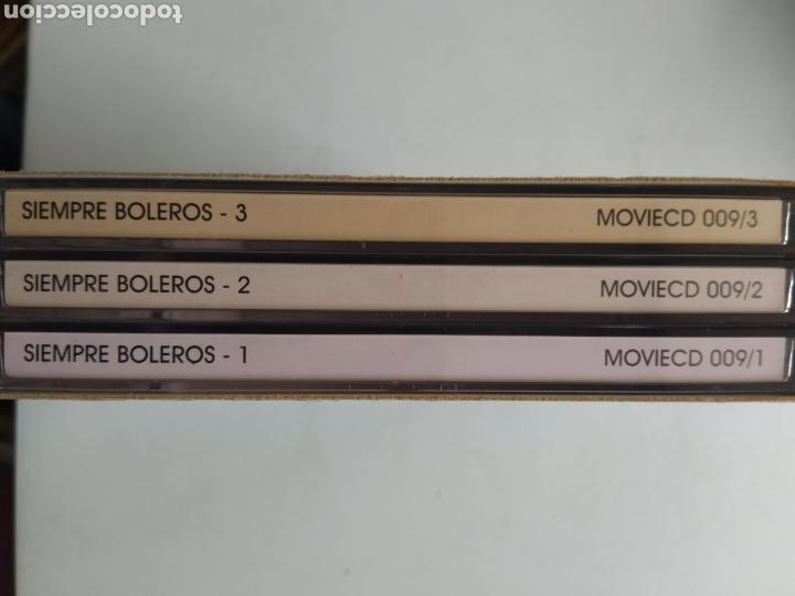 CDs de m&uacute;sica: CD SIEMPRE BOLEROS 3CDS - Foto 2