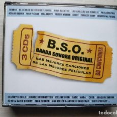 CDs de Música: B.S.O. BANDA SONORA ORIGINAL - 3 CDS CON LAS 60 MEJORES CANCIONES DE LAS MEJORES PELÍCULAS - RARO. Lote 160020434