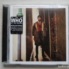 CDs de Música: QUADROPHENIA - ORIGINAL MOTION PICTURE SOUNDTRACK - B.S.O. - MUSIC BY THE WHO AT THE MOVIES. Lote 160022790